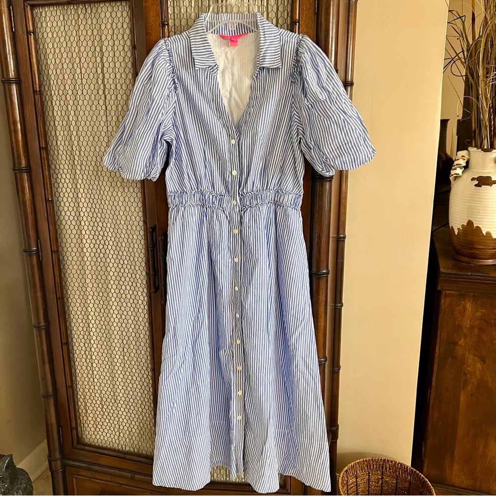 Lilly Pulitzer Puff Sleeve Maxi Dress
